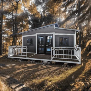kit Home – 2 Bedroom, Kitchen, Bathroom Floor Plan | 400 Sq. Ft.
